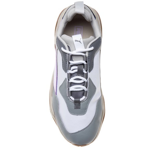 Puma Thunder Electric Chunky Leather Lace Up Womens Trainers 367998 01
