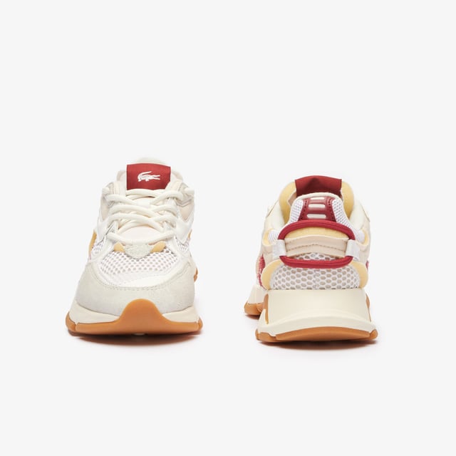 • Lifestyle sneaker • Synthetic and mesh upper • Leather and suede overlays • Lace fastening • Loop to rear • Lacoste branding to side • Crocodile branding to side heel • Chunky outsole.