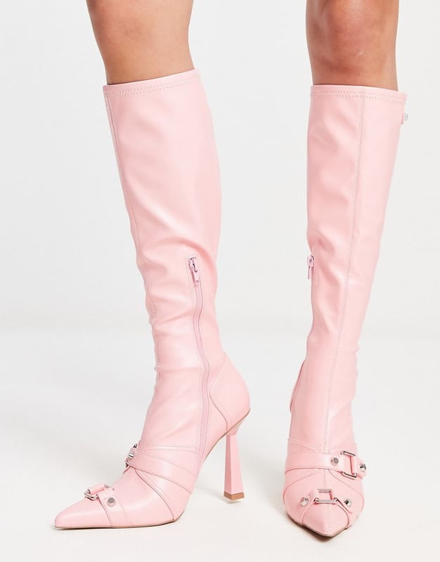 Asos on sale pink boots