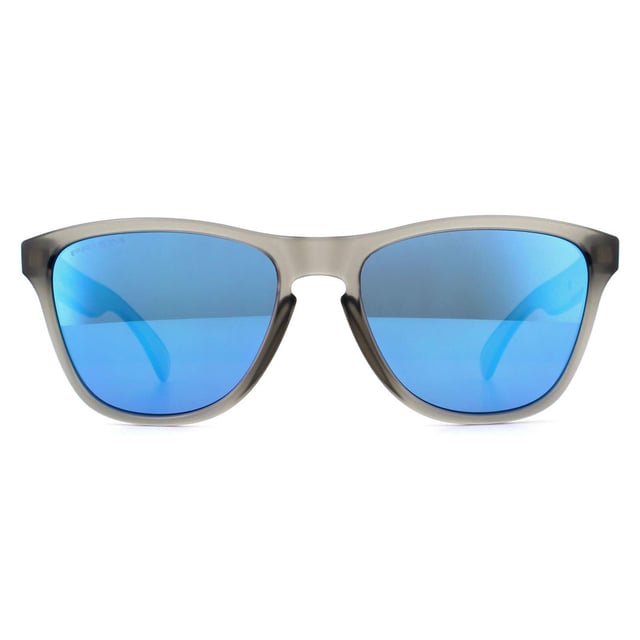 Oakley Sunglasses Frogskins XS OJ9006-05 Matte Grey Ink Prizm Sapphire Youth Fit are Oakley's classic best-selling frogskins frame now specially engineered to suit younger faces