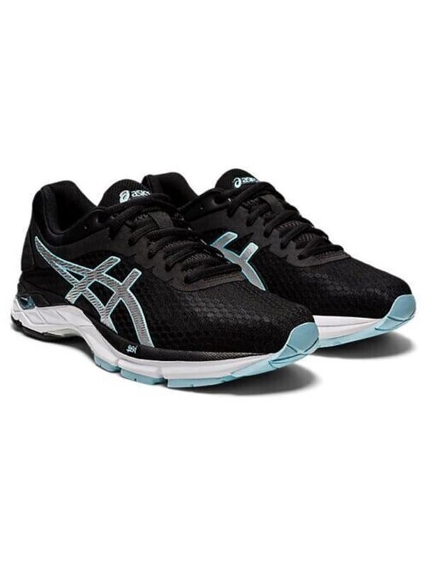 Asics running trainers womens black new arrivals