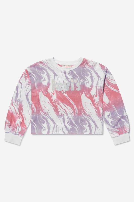 Levi s Kids Wear Girls Cotton Logo Sweatshirt