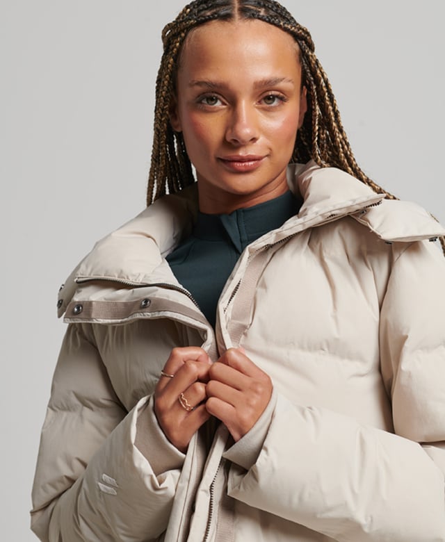 Superdry Train Longline Padded Jacket