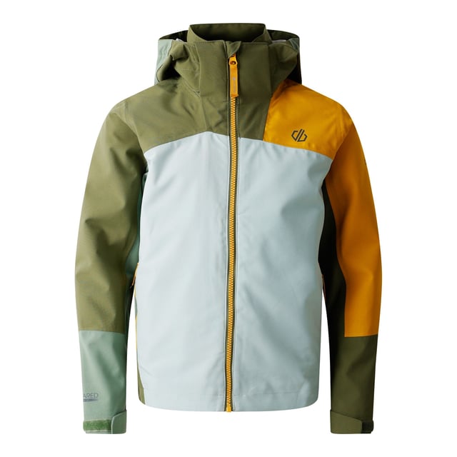 Material: Recycled Polyester. Lining: Mesh, Taffeta. Design: Contrast, Logo, Reflective Detail. Fabric Technology: ARED 30/30, Breathable, PFC Free, PFOA Free, PFOS Free, Taped Seam, Water Repellent. Cuff: Adjustable, Touch Fastening Tab. Neckline: High Collar, Hooded. Sleeve-Type: Long-Sleeved. Hood Features: Elasticated. Pockets: 2 Lower Pockets, Zip, 1 Security Pocket, Inner. Fastening: Contrast Zip, Full Zip. 30000g/m²/24hrs. 3-4 Years: 22.5 in. 5-6 Years: 24 in. 15-16 Years: 36 in. 9-10 Years: 28.5 in. 7-8 Years: 26 in. 14 Years: 33 in. 13 Years: 32 in.