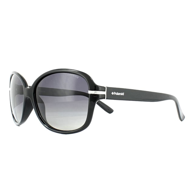 Polaroid P8419 KIH IX Schwarz Grau Gradient Polarisierte Sonnenbrille Sind eine schöne Polaroid-Frau mit einer abgerundeten ovalen Linse auf der Schmetterlingssilhouette mit schönen Details des Tempels. Die polarisierten Linsen sind das Hauptmerkmal und werden Ihnen helfen, eine klare Sicht ohne Zwang zu geben, indem sie die Farbwahrnehmung unterdrücken und die Farbwahrnehmung verbessern, sowie 100% UV400-Schutz.