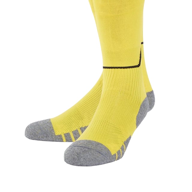 75% Polyamide, 20% Cotton, 5% Elastane. Fabric: Micro Mesh. Design: Contrast, Logo. Elasticated Ankles, Padded Heel, Toe and Achilles, Ribbed Ankle. Cuff: Elasticated, Turnover Cuff. Elasticated Foot, Flat Toe Seam.