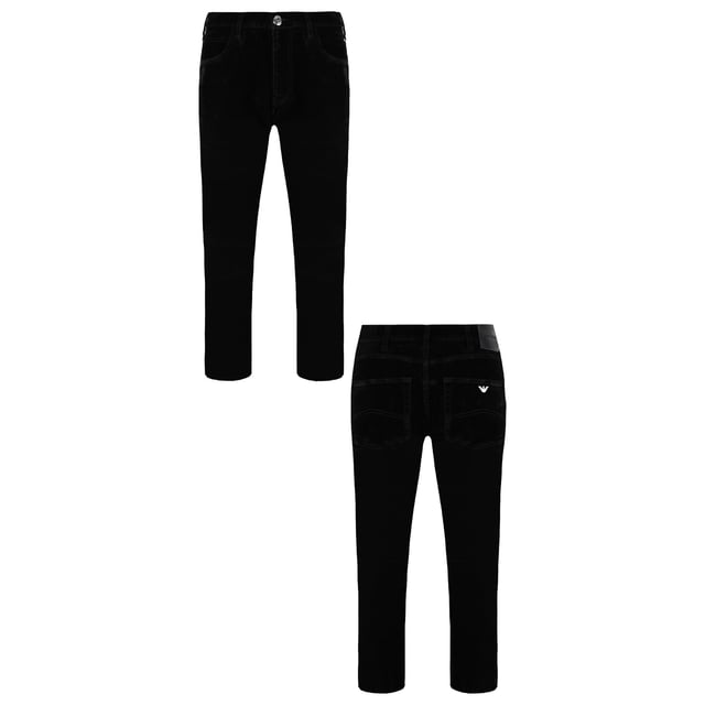 Emporio Armani J85 Regular Fit Byxor Svart Dam Byxor 6Z2J85 2N78Z 0999