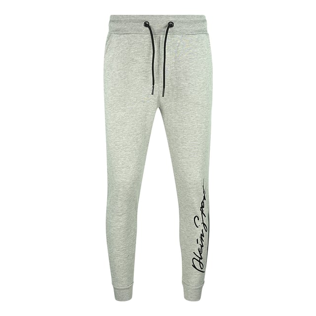 Pantalones deportivos grises Plein Sport Signature. Pantalones deportivos grises Philipp Plein. 100% algodón. Hecho en Italia. Insignias de marca Plein. Código de estilo: PFPS501 94
