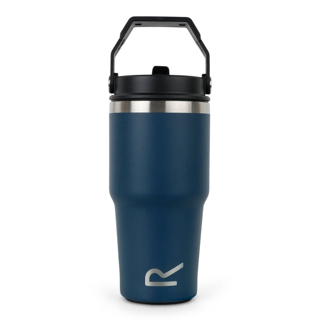 Material: 304 Stainless Steel. Durable. Carry Handle, Double Wall, Flip Up Straw, Insulated, Keeps Drinks Cold For 12 Hours, Keeps Drinks Warm For Up To 6 Hours, Leakproof, Non-Slip Base, Rubber Base, Thermulate Insulated. Design: Logo, Plain. Capacity: 0.6L.