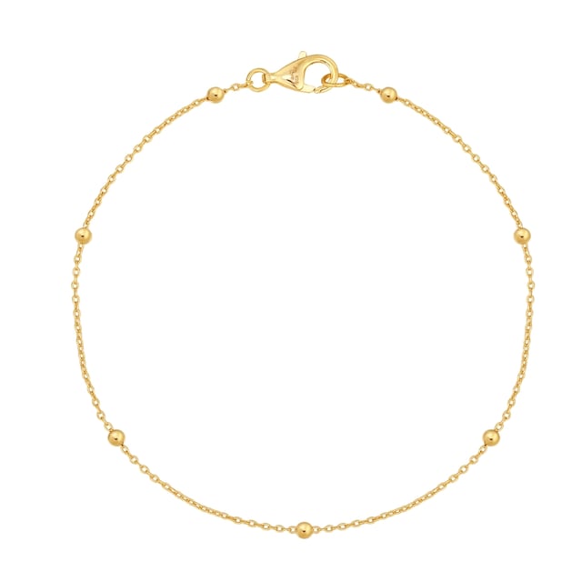Sterling silver bracelet yellow gold plated