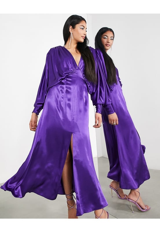 Asos hot sale dresses purple