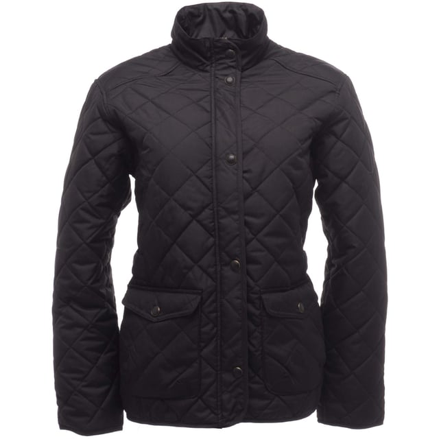 Quilted water repellent micro poplin. Thermo-Guard insulation. Polyester taffeta lining. 2 lower patch pockets with side hand. warmer entry. Back vents with stud fastening. Internal side seam zipped embroidery access.