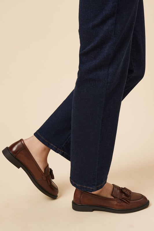 Leather Brighton Tassel Loafer