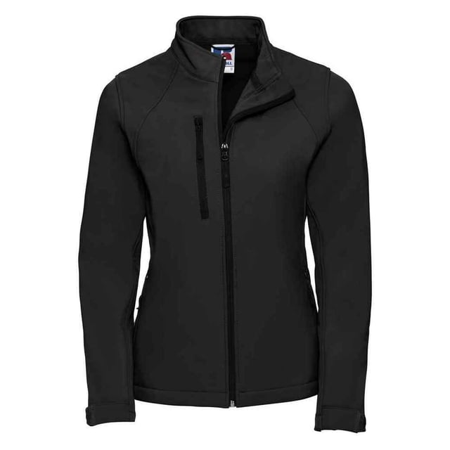 Material: 92% Polyester, 8% Elastane. Lining: Mesh, Microfleece. Fabric: Softshell, Woven. Design: Plain. 340gsm. Fabric Technology: Breathable, Shower Resistant, Waterproof, Windproof. 3 Layer Membrane, Chin Guard, Drop Tail, Inner Storm Flap. Cuff: Adjustable, Touch Fastening Tab. Neckline: High-Neck. Sleeve-Type: Long-Sleeved. Pockets: 2 Side Pockets, 1 Chest Pocket, Zip. Fastening: Full Zip. Waterproof Rating: 5000mm. Hem: Bungee Cord, Curved. Sustainability: Amfori, Better Cotton Initiative, BSCI, Fair Labor Association, Oeko-Tex Standard 100 Certified, WRAP Certified. Suitable for: Decoration.