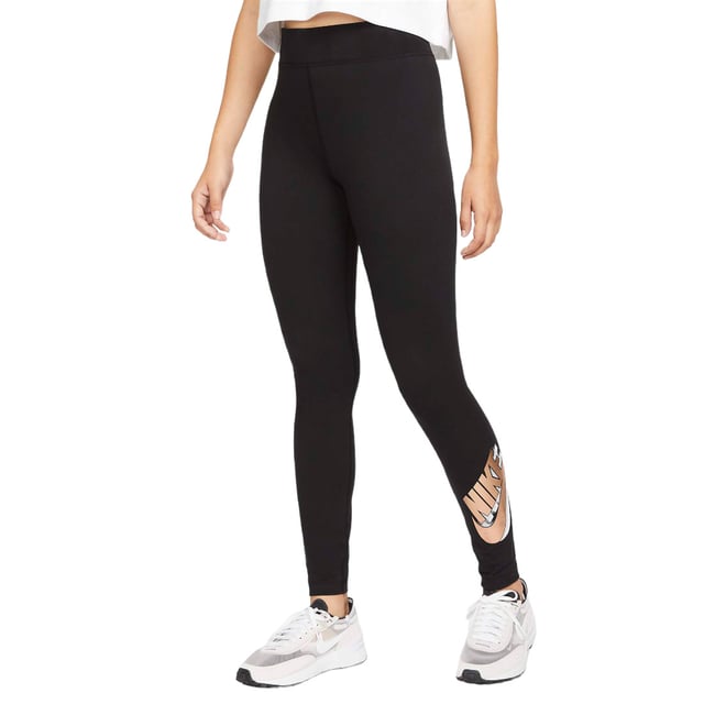 Nike cotton leggings black discount