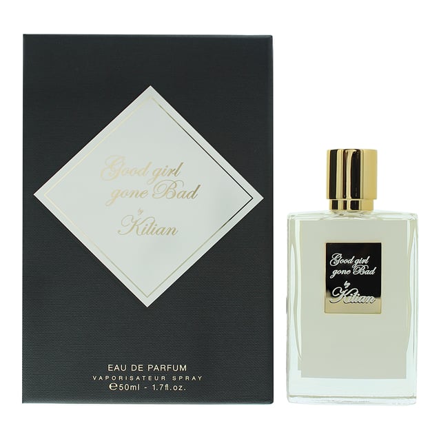 Good Girl Gone Bad is a Floral Woody Musk for women, which was launched in 2012 by Kilian. The fragrance contains top notes of Osmanthus, Jasmine and May Rose; with middle notes of Indian Tuberose and Narcissus; and base notes of Amber and Cedar.