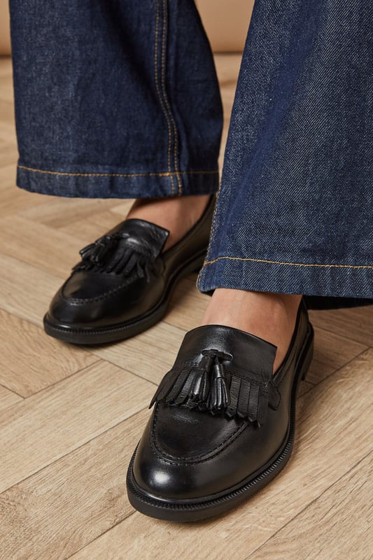 Leather Brighton Tassel Loafer