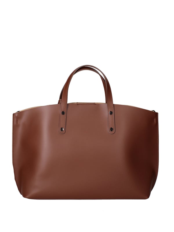 Bolso de mujeres con un solo compartimento sin forro en cuero Ruga genuino. Bolsa interna extraíble. Producto artesanal italiano. Hecho en Italia
