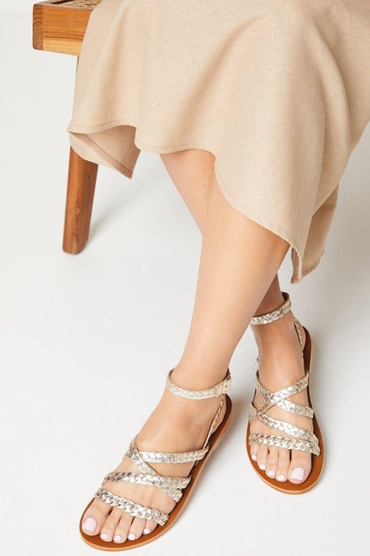 Cool flat sandals best sale