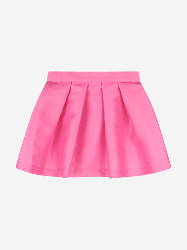 Mama Luma explore fairytale abstracts via their perspicacious attention to detail and preference for handcrafted designs. This girls pink skirt is envisioned in beautiful high quality material via a large pleated effect and satin lining for a timeless, uncomplicated look.    Zip Fastening 100% Polyester