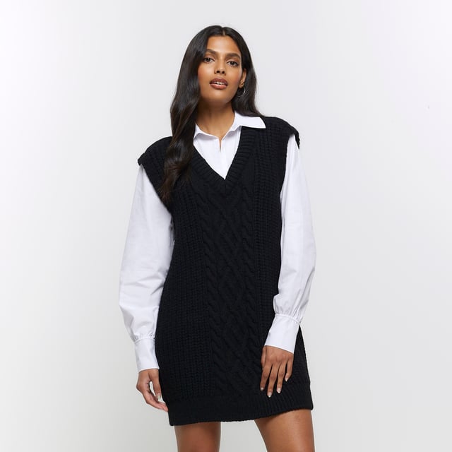 River island sweater dress top