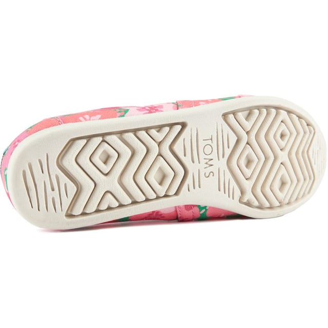 Welcome The New Season In These Beautiful, Flowery Alpargata Slip-ons Featuring A Blooming Blossom Design. They Are Further Complemented With A Branded Heel Cap And Toms Signature Branding Tab On The Side. The Durable, Cushy Outsole And Breathable Insole Ensure Comfortable All-day Wear. This Iconic Slip-on Shoe Is The Ultimate Casual Footwear, Making It Easy To Go Easy, Happy And Effortlessly Casual.