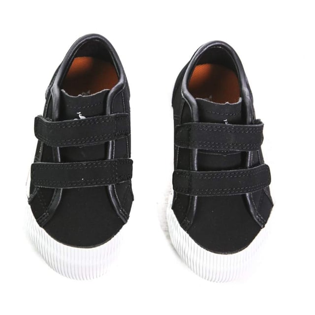 Basket Le Coq Sportif Deauville inf Jungen Schwarz Synthetik. Authentischer Schuh der Marke Le Coq Sportif - Streetwear/Sportswear Design von Le Coq Sportif - Le Coq Sportif für modebewusste Jungen, perfekt für den Alltag - Basket Le Coq Sportif in Schwarz lässt sich ideal mit der restlichen Garderobe kombinieren - bequeme Synthetikmaterialien - klassischer Klettverschluss - Deauville inf - Synthetik.