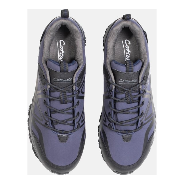 Lightweight and breathable hill and trail walking hiking shoe. A waterproof membrane keeps feet dry whilst a memory foam foot bed moulds and cushions the feet, keeping adventurous feet comfortable.