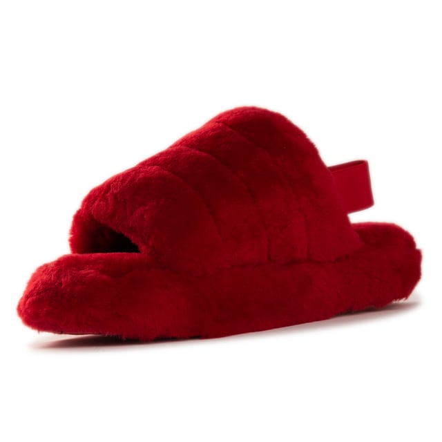 Red uggs sandals hotsell