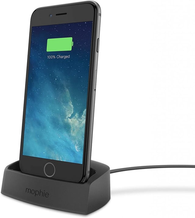 Mophie Desktop Charging Dock Lightning for iPhone 6/5s/5 Black