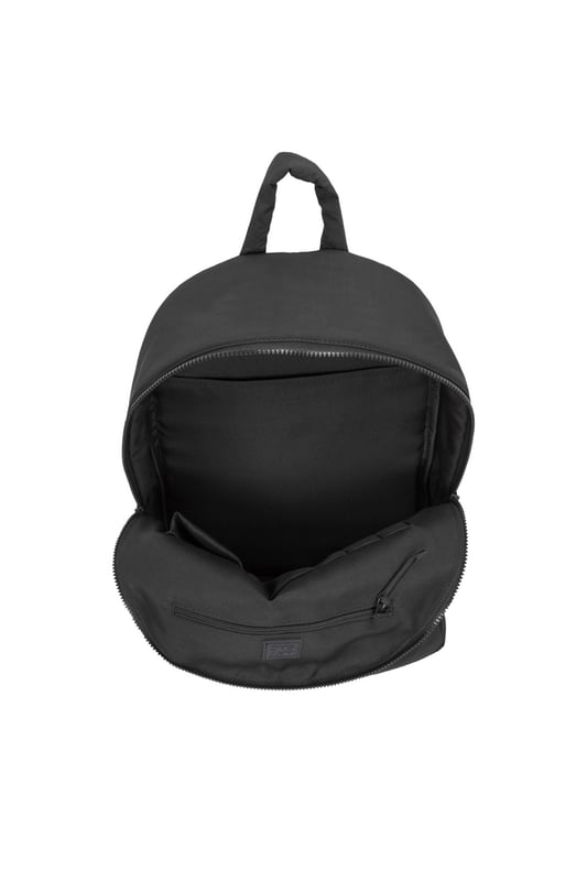 Our largest backpack made in our padded nylon fabric. This lightweight backpack has plenty of internal space as well as a unique triple-pocket design and internal laptop sleeve (fits 15 inch laptop / Apple MacBook Pro 16 inch) for you to organise all your essentials. It's stylish design is discreet and adaptable enough to style with any outfit. The perfect bag for your every day commute or casual day-trip. Features: , Padded lightweight nylon, Water resistant, 15 inch padded laptop sleeve - Fits Apple MacBook Pro 16 inch, Zip top opening to main compartment, ARTSAC screen printed logo, Triple front zip pocket with loops, Internal zip pocket for smaller valuables, 2 Internal mobile phone slip pockets - fits normal and plus size smart phones, 3 Internal pen slip pockets, Ergonomic contoured back panel, Adjustable padded backpack straps, Top grab handle, Large model Style Ref: 52011 BLACK