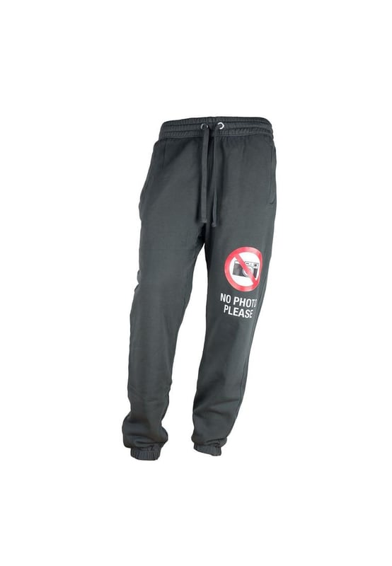 Herren Trainingsanzughosen  
Grauer Baumwollstoff  
Bedrucktes Design  
Zugbandtaille  
Seitentaschen mit Reißverschluss  
Hergestellt in Italien  
Material: 100% Baumwolle