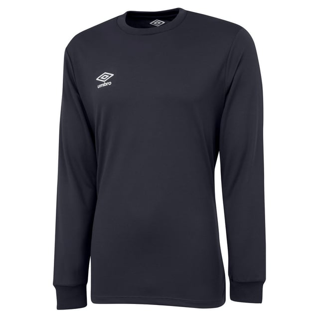100% Polyester. Fabric: Micro Eyelet. Design: Logo. Neckline: Crew Neck, Ribbed. Sleeve-Type: Long-Sleeved. Cuff: Ribbed.