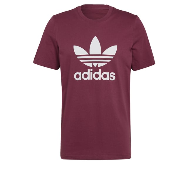 The Trefoil logo is steeped in sport and style history. But it's about more than that. It represents a fearless energy and a clan of creators striving to be their best at every step. Slip into the comfort of this adidas t-shirt and show it off. By buying cotton products from adidas, you're supporting more sustainable cotton farming.  - This model is 188 cm and wears a size M. Their chest measures 95 cm and the waist 81 cm. - Regular fit - Ribbed crewneck - 100% cotton single jersey - Better Cotton Initiative  Shipped by adidas