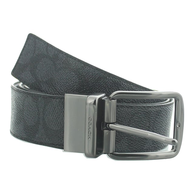 Black coach belt discount