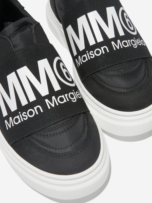 SNEAKERS BOX SOLE SLIP ON LOGORED ELASTIC BAND