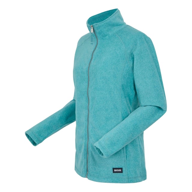 100% Polyester. Fabric: Fleece, Peached. Design: Marl, Plain. 170gsm. Neckline: High-Neck. Sleeve-Type: Long-Sleeved, Raglan. Pockets: 2 Side Pockets. Fastening: Full Zip. Sustainability: Made from Recycled Materials. 6 UK: 30 in. 8 UK: 32 in. 10 UK: 34 in. 12 UK: 36 in. 14 UK: 38 in. 20 UK: 45 in. 22 UK: 48 in. 24 UK: 50 in. 26 UK: 52 in. 18 UK: 43 in. 16 UK: 40 in.