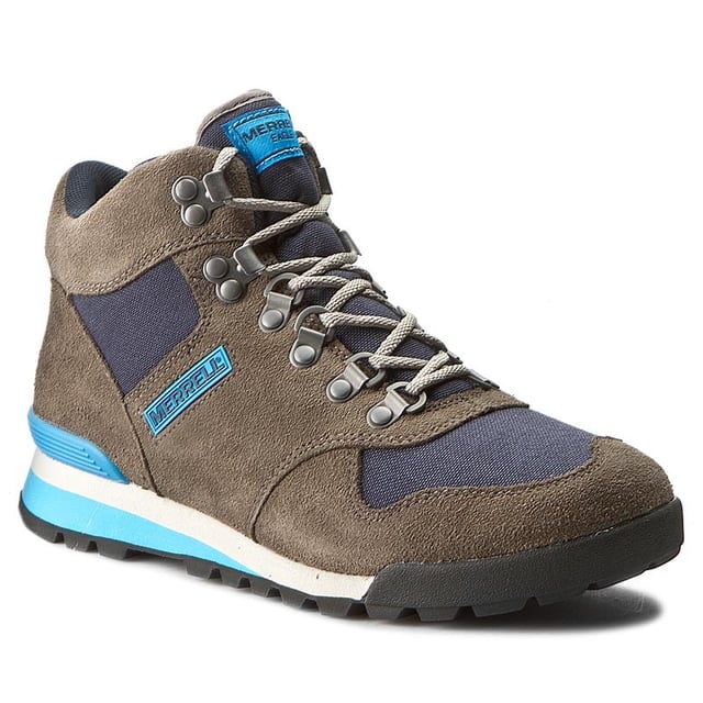 Botas de cuero de gamuza de gamuza marrón Merrell Eagle J49297