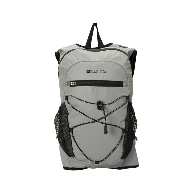 Fabric: Ripstop. Fabric Technology: Breathable, Lightweight, Reflective. Design: Logo. Adjustable Chest Strap, Air Mesh Back, Hydration Bladder Compatible, Padded Hip Belt, Padded Straps, Shoulder Strap, Sternum strap. Compartments: 2 Bottle Holders, Zipped Compartment. Capacity: 6L. Please Note: Hydration Bladder Not Included. Heavy Duty.