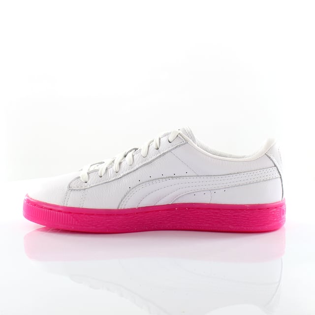 Puma basket on sale classic white womens