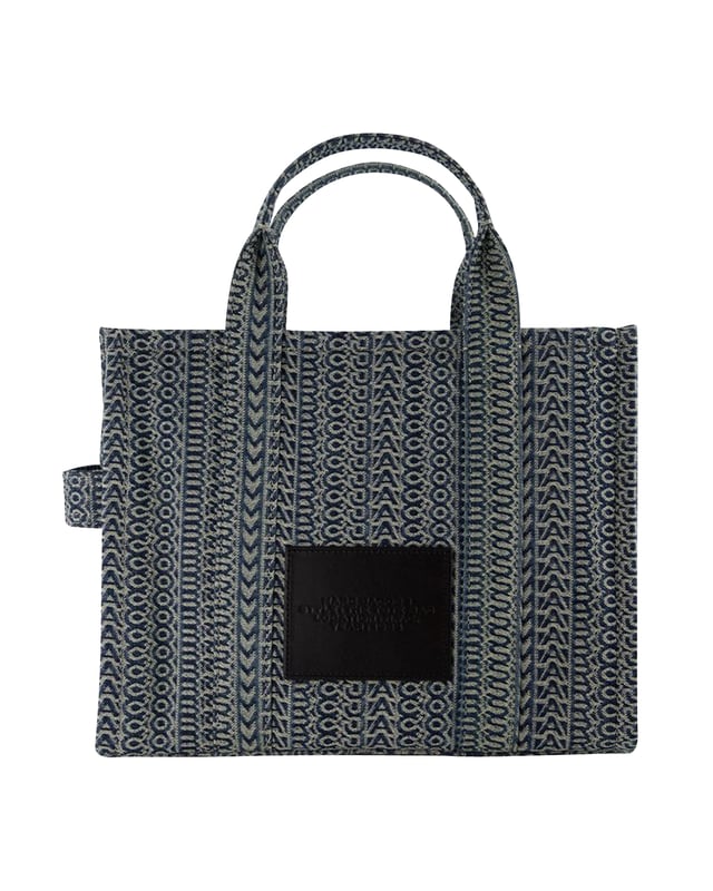 トートバッグ The Medium Tote Bag - Marc Jacobs - Cotton - Blue Marc Jacobs The Medium Tote Bag | Blue | FARFETCH JO