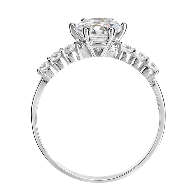 9K (375) White Gold: 1.8gr; # Cubic Zirconia: 0.15ct