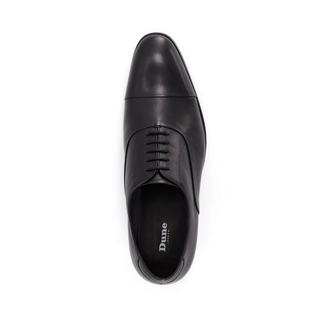 Dune Mens SECRECY Lace-Up Oxford Shoes Secrecy Formal settings call for our Secrecy pair, designed in soft, matte leather. This sophisticated style has a slim silhouette and laces up to fasten. Ideal for the office or special events.