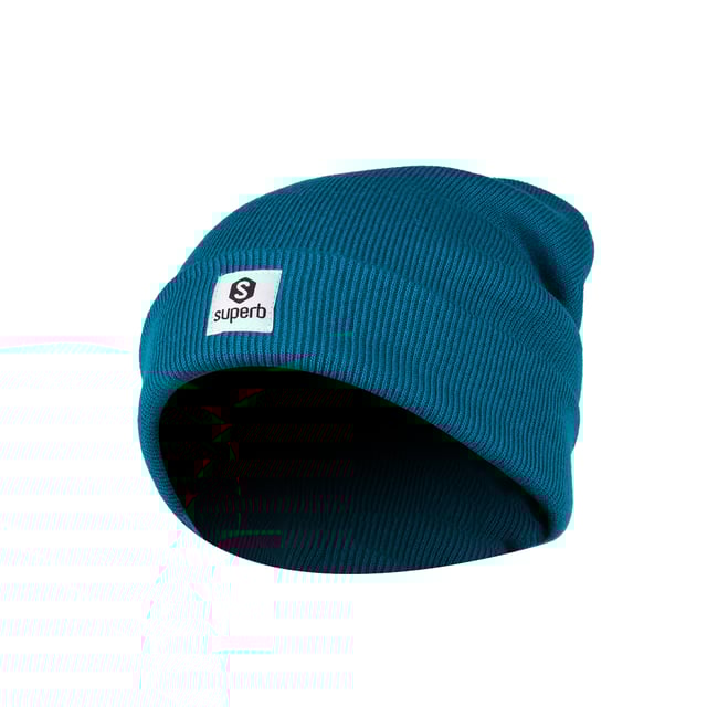 Gebreide muts Superb
 Geborduurd logo op de voorkant.
 Samenstelling: 100% acryl
 Onderhoud:
- Wassen op max. 40ºC.
 - Geen bleekmiddel gebruiken.
 - Strijken op lage temperatuur.
 - Niet chemisch reinigen.
 - Geen droger gebruiken.