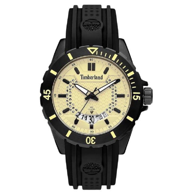 TIMBERLAND 15578JSB-14P watch man quartz• material: stainless steel• glass: minerale• strap: silicone• color: grey• water reistance: 50 m (5 ATM)• case size: 46 mm