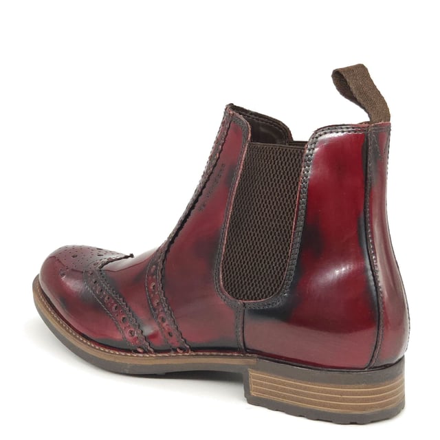Ox blood chelsea boots on sale