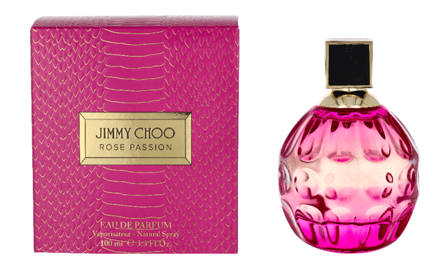 Jimmy Choo Rose Passion, lanzado en 2023, es una fragancia Floral para mujeres de Jimmy Choo. Perfecta para el verano, esta fragancia se usa mayormente durante el día y contiene notas de salida de Jazmín y Frangipani. Las notas medias de esta fragancia son Orquídea y Leche de Coco, con notas de fondo de Sándalo y Vainilla.