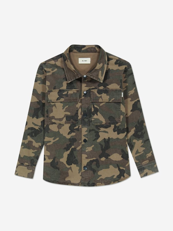 Introducing the exclusive Kids Ash Camouflage Shirt in Brown, a chic addition for any child's AW2024 wardrobe. Designed by DL1961, this garment blends flawless style with supreme comfort. Here‚  why it‚  a must-have: **Striking Camouflage Design**: Elevates everyday style with its unique, eye-catching pattern. Perfect for fashion-forward kids! **Luxurious Comfort**: Crafted with premium materials to ensure your child feels comfortable in any activity. **Versatile Appeal**: Ideal for both boys and girls, making it a versatile staple in any wardrobe.Elevate your child's fashion game with this standout piece from DL1961. Perfect for playful days and stylish moments!
