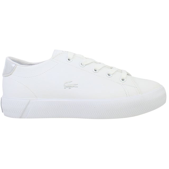 The Lacoste Gripshot 223 1 JD Kids White Trainers offer a stylish and durable option for active kids. Combining classic Lacoste design with a playful twist, these trainers are perfect for school, playtime, or casual outings.
Â 
Key Features:
Durable Canvas Upper: 

Lightweight and breathable, providing comfort and durability for daily wear.


Iconic Lacoste Branding: 

Features the signature crocodile logo on the side and subtle detailing for a stylish, sporty touch.


Cushioned Insole: 

Ensures all-day comfort and support for growing feet, ideal for active lifestyles.


Padded Collar and Tongue: 

Enhances comfort and provides a secure, snug fit around the ankle.


Rubber Outsole: 

Offers excellent grip and durability, making these trainers suitable for various surfaces.


Classic Lace-Up Design: 

Allows for an adjustable and secure fit to accommodate growing feet.


Timeless White Colorway: 

A versatile and clean design that pairs effortlessly with school uniforms, sportswear, or casual outfits.


Â 
The Lacoste Gripshot 223 1 JD Kids White Trainers are a practical and stylish choice for kids who need dependable footwear for both play and everyday activities, all while maintaining a classic look.
Â 
Â 
Â 