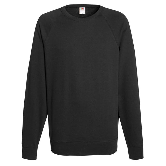Lightweight unbrushed fleece. Raglan sleeves. Neck, waist and cuff in Cotton/Lycra® rib. Produced using Belcoro® yarn for a softer feel and cleaner printing process. Weight: 240g/m². Fabric: 80% Cotton 20% Polyester. Size: 2XL (Chest To Fit (ins): 47-49). Size: L (Chest To Fit (ins): 41-43). Size: M (Chest To Fit (ins): 38-40). Size: S (Chest To Fit (ins): 35-37). Size: XL (Chest To Fit (ins): 44-46).